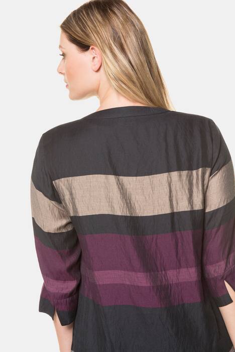 Bluse, Streifen, verdeckte Knopfleiste, selection