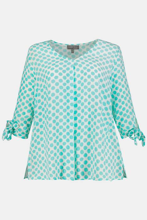 Tuniek, V-hals, 3/4 mouwen