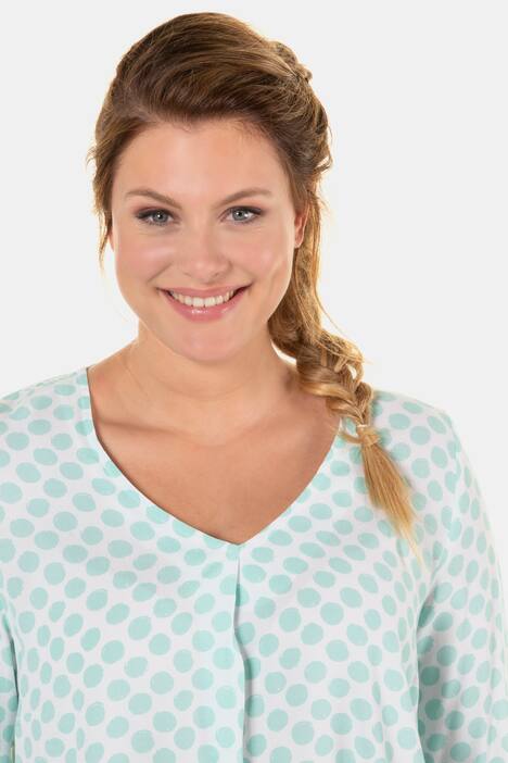Tuniek, V-hals, 3/4 mouwen