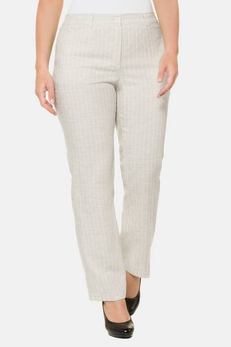 Stripe Linen Sophie Fit Pants