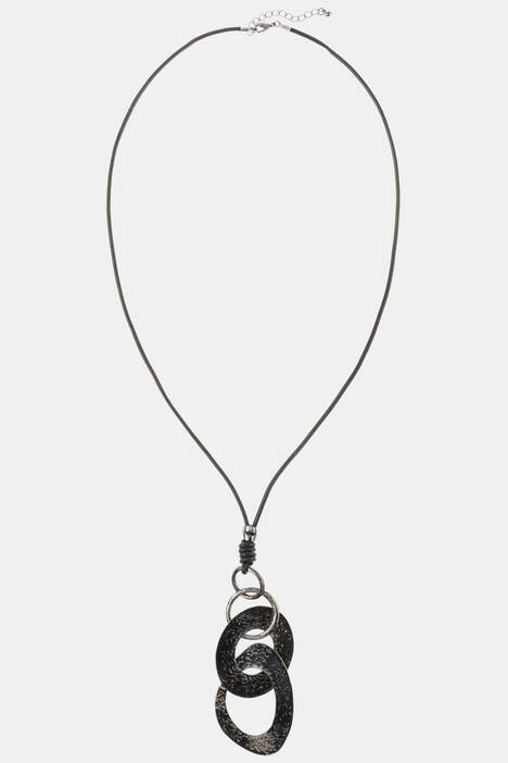 Kette, Ringanhänger, lange Form