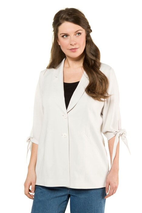 Tie Sleeve 2 Button Lined Blazer