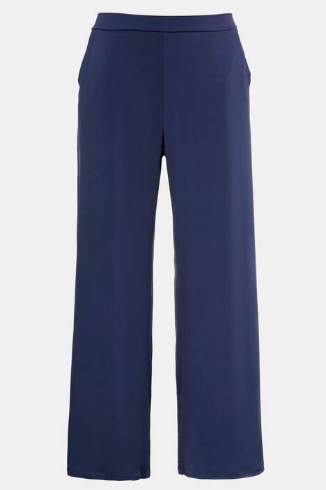 Marlenehose Mary, weites Bein, Elastikbund, Jersey