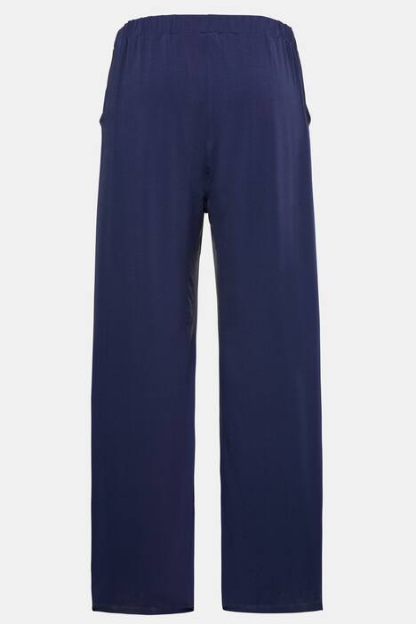 Marlenehose Mary, weites Bein, Elastikbund, Jersey