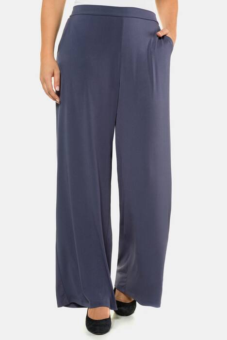 Marlenehose Mary, weites Bein, Elastikbund, Jersey
