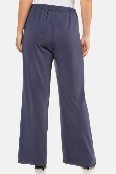 Marlenehose Mary, weites Bein, Elastikbund, Jersey