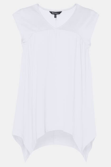 Sharkbite Hem A-line Fit Stretch Knit Tank