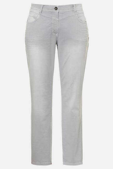 Hose Mia, Knitterfalten, schmales Bein, 5-Pocket-Form