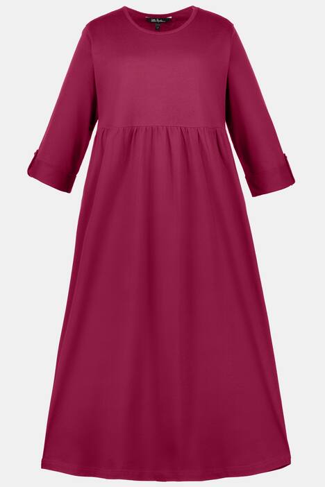 Kleid, Jersey, Prinzess-Linie, 3/4-Ärmel