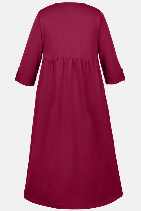 Kleid, Jersey, Prinzess-Linie, 3/4-Ärmel
