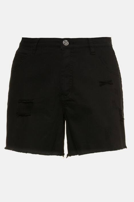Shorts, Jeans, destroyed, 5-Pocket, Fransensaum
