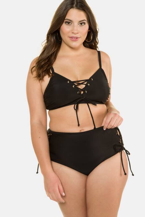 Bikini, Softcup-Oberteil und High Waist Slip