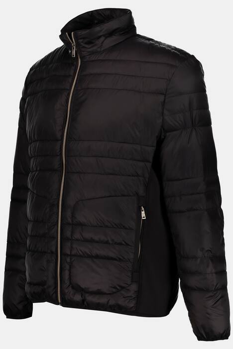 Steppjacke, seitliche elastische Einsätze