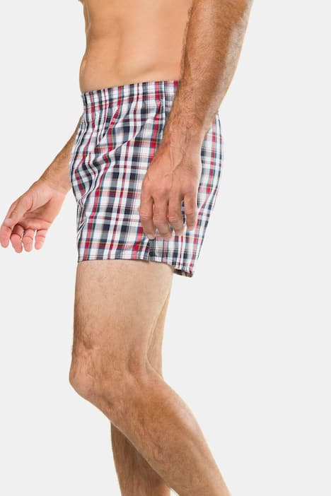 Boxershorts, 2er-Pack, Web, Karo/uni, JP1880 by CECEBA