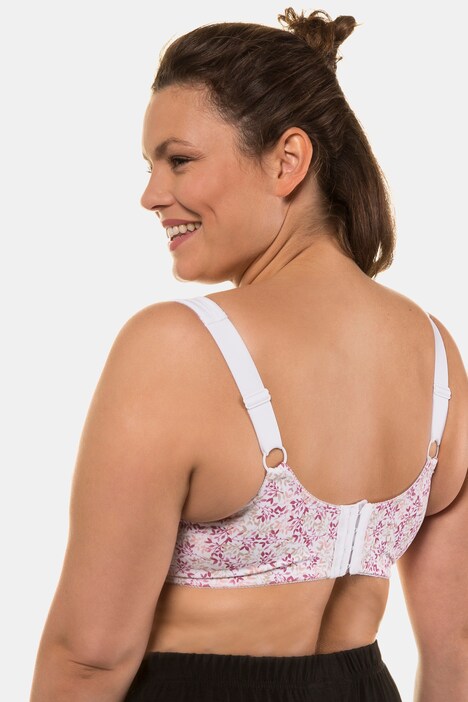 Pink Floral Kelly Wirefree Support Bra