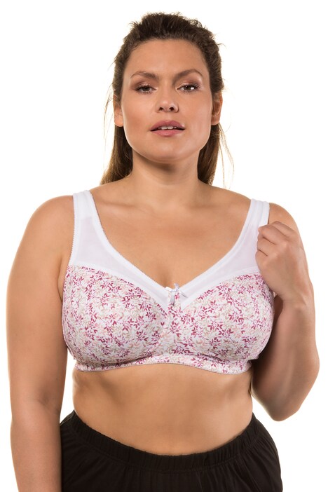 Pink Floral Kelly Wirefree Support Bra
