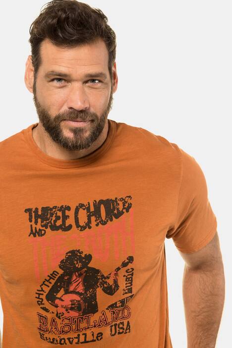 Shirt, Musiker-Motiv, Halbarm