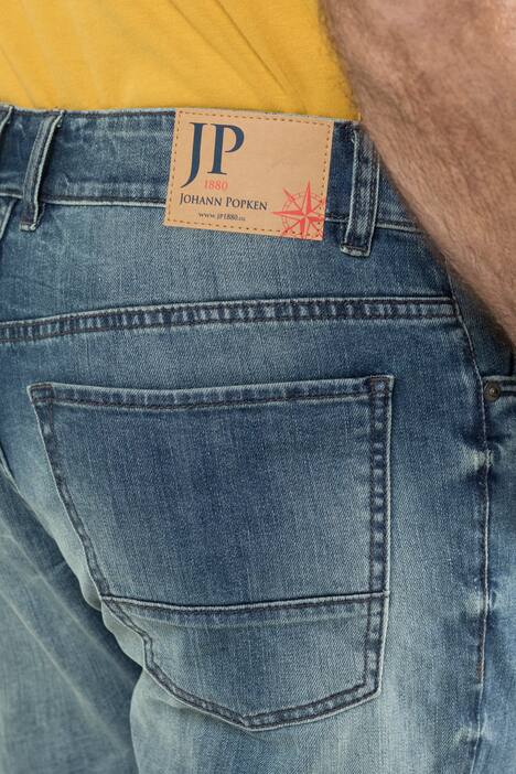 Jeans, Straight Fit, gerade, Destroy-Effekte, 5-Pocket