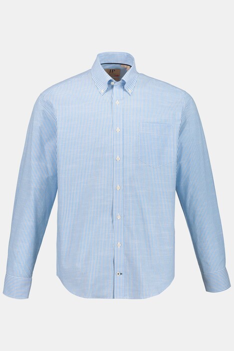 Streifenhemd, Leinenmix, Modern Fit
