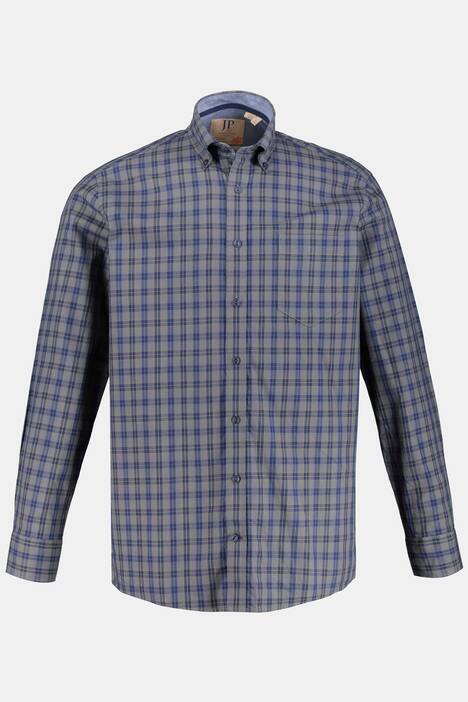 Buttondown Collar Check Comfort Fit Cotton Shirt