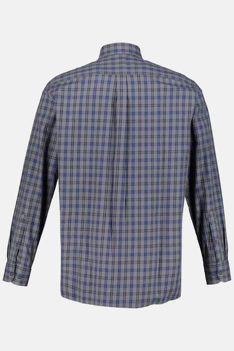 Buttondown Collar Check Comfort Fit Cotton Shirt