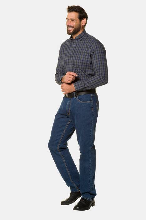 Buttondown Collar Check Comfort Fit Cotton Shirt
