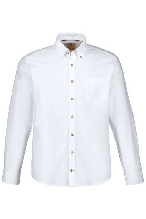 Traditional Stag Horn Button Modern Fit Shirt