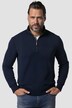 JP 1880 Stricktroyer, Stehkragen, Zipper, Langarm, bis 7 XL