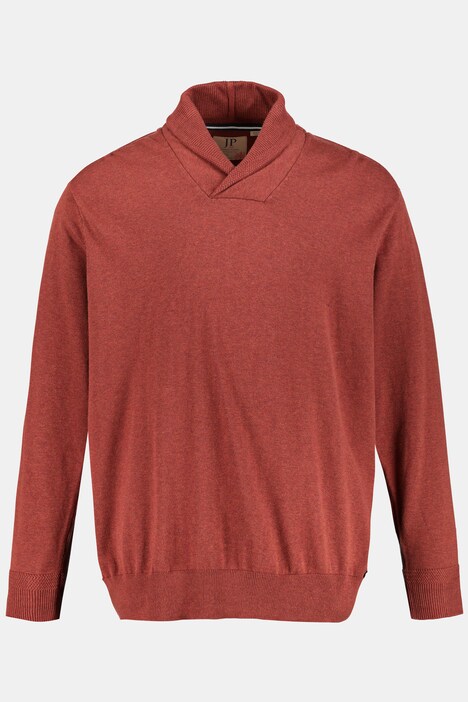 Pullover, Schalkragen, bis 8XL