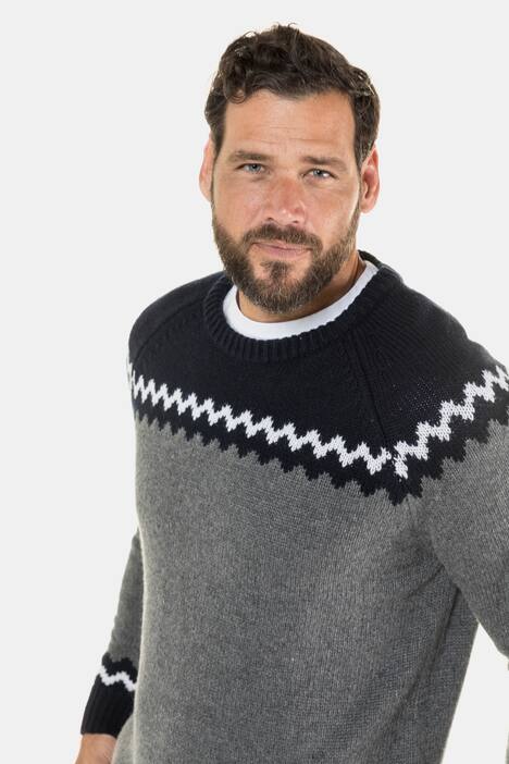 Pullover, Strickmuster, Raglanform