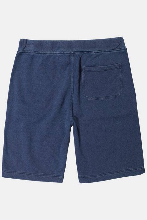 Sweat-Bermuda, Denim-Optik, Elastikbund