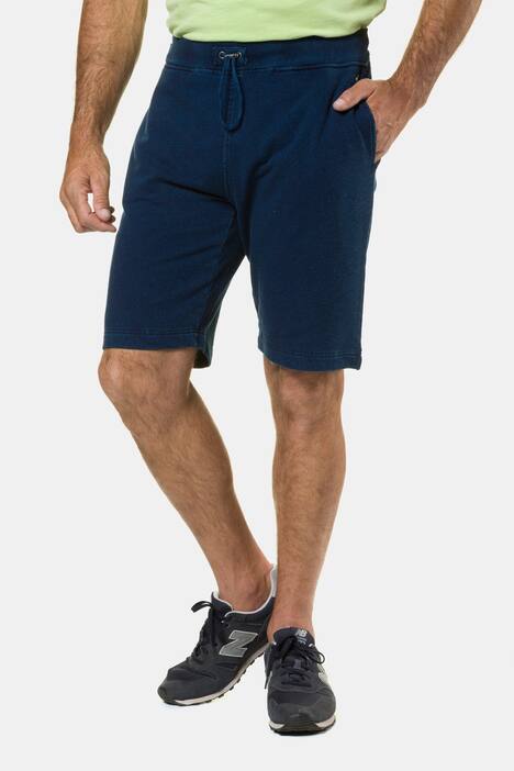 Sweat-Bermuda, Denim-Optik, Elastikbund