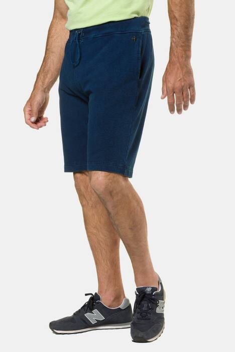 Sweat-Bermuda, Denim-Optik, Elastikbund
