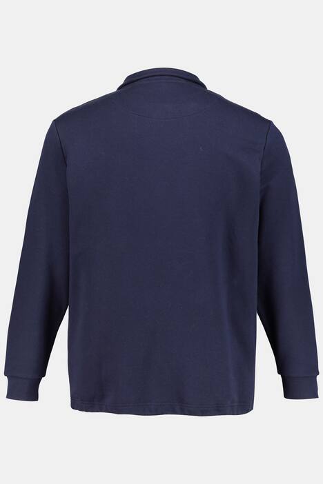 Sweatshirt, Kragen mit Zipper, Saum-Tunnelzug