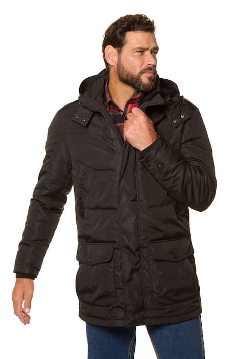 Quilted Fully LIned Hooded Parka