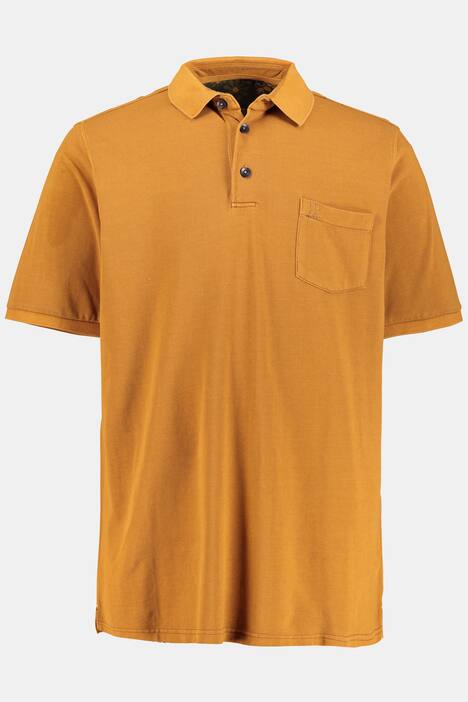 Poloshirt, Piqué, Brusttasche, Halbarm