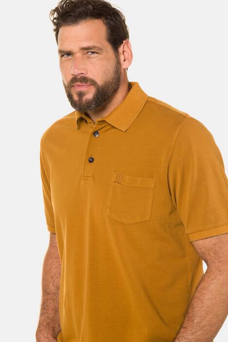 Poloshirt, Piqué, Brusttasche, Halbarm