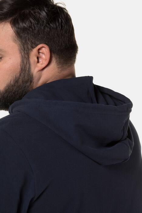 Kapuzen-Poloshirt, Piqué, Halbarm