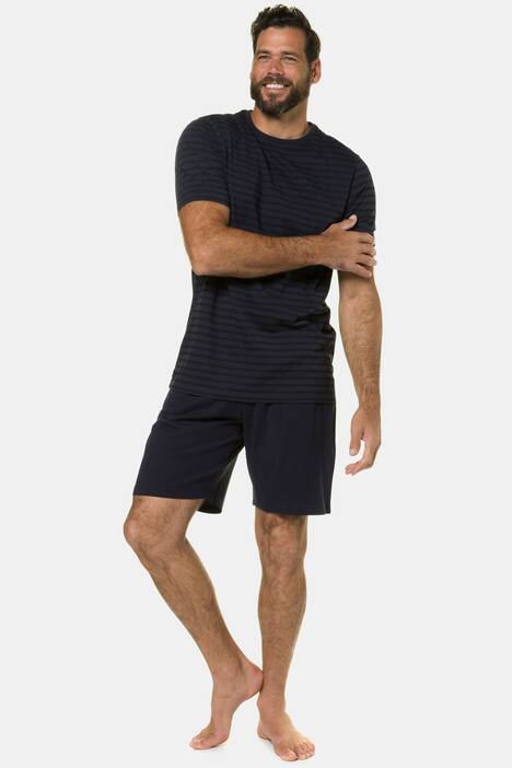 Schlafanzug, kurze Form aus Jersey, Ringelshirt