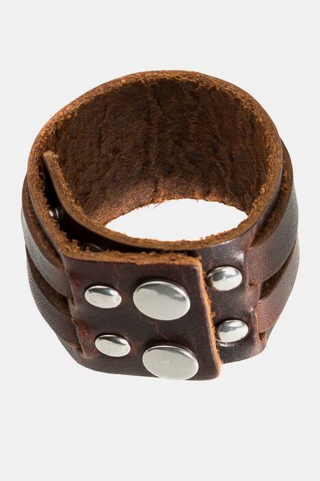 Leder-Armband, echtes Leder, 4cm breit