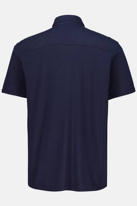 jersey overhemd met korte mouwen