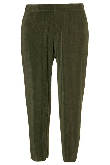 Culotte, wadenlange Plissee-Hose, ausgestellte Form