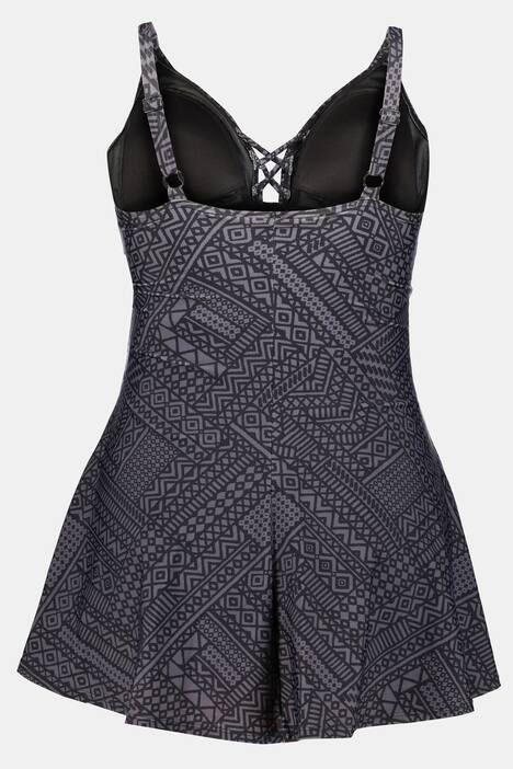 Badekleid, Ethnomuster, Stickerei, Softcups