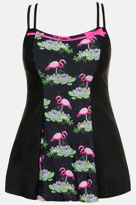 Badekleid, Flamingomotive, Zierpaspel, Softcups