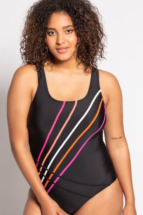 Pastel Piped Front Lined Swimsuit