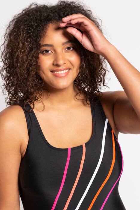Pastel Piped Front Lined Swimsuit
