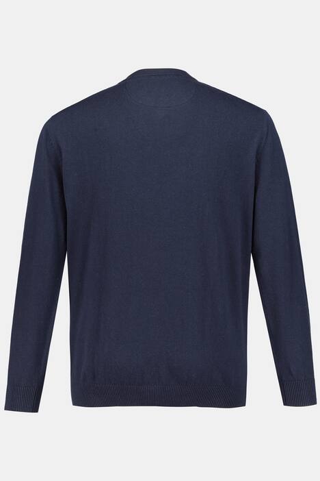 Pullover, Merino-Wollmix, V-Ausschnitt, Rippbündchen