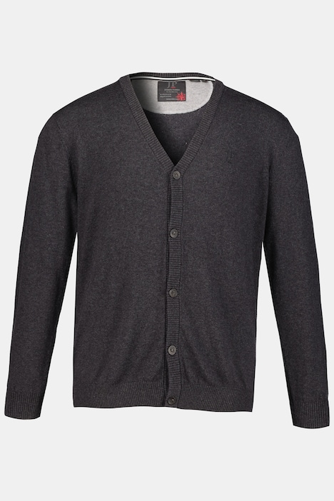 Strickjacke, Merino-Wollmix, Rippbündchen