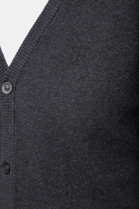 Strickjacke, Merino-Wollmix, Rippbündchen