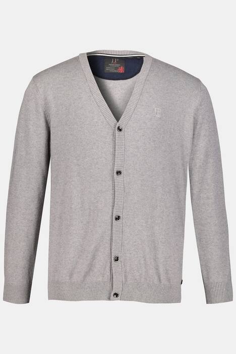 Strickjacke, Merino-Wollmix, Rippbündchen